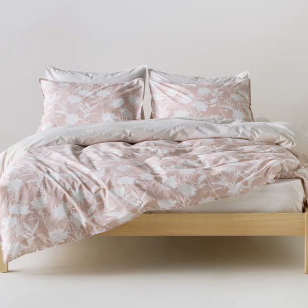 Παπλωματοθήκη Υπέρδιπλη (Σετ 225x245) 2 Όψεων Kentia Stylish Rosaira 18