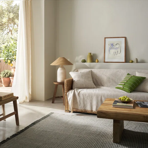 Ριχτάρι Καναπέ Τριθέσιου 2 Όψεων (180x310) Gofis Home Delia Natural Ecru 563/05