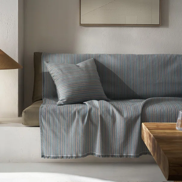 Ριχτάρι Καναπέ Διθέσιου (180x250) Gofis Home Nymeria Jean Blue 574/01