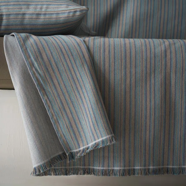 Ριχτάρι Καναπέ Διθέσιου (180x250) Gofis Home Nymeria Jean Blue 574/01