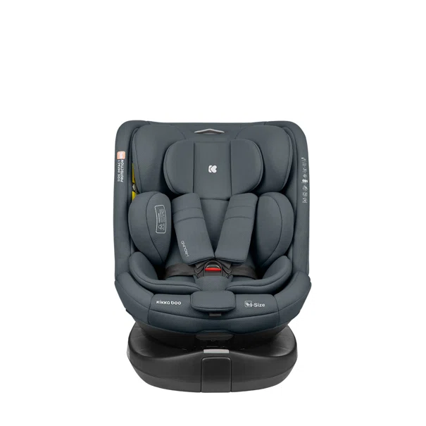 Κάθισμα Αυτοκινήτου ISOfix (40-150εκ. Ύψος) Kikka Boo i-Round i-size Dark Grey