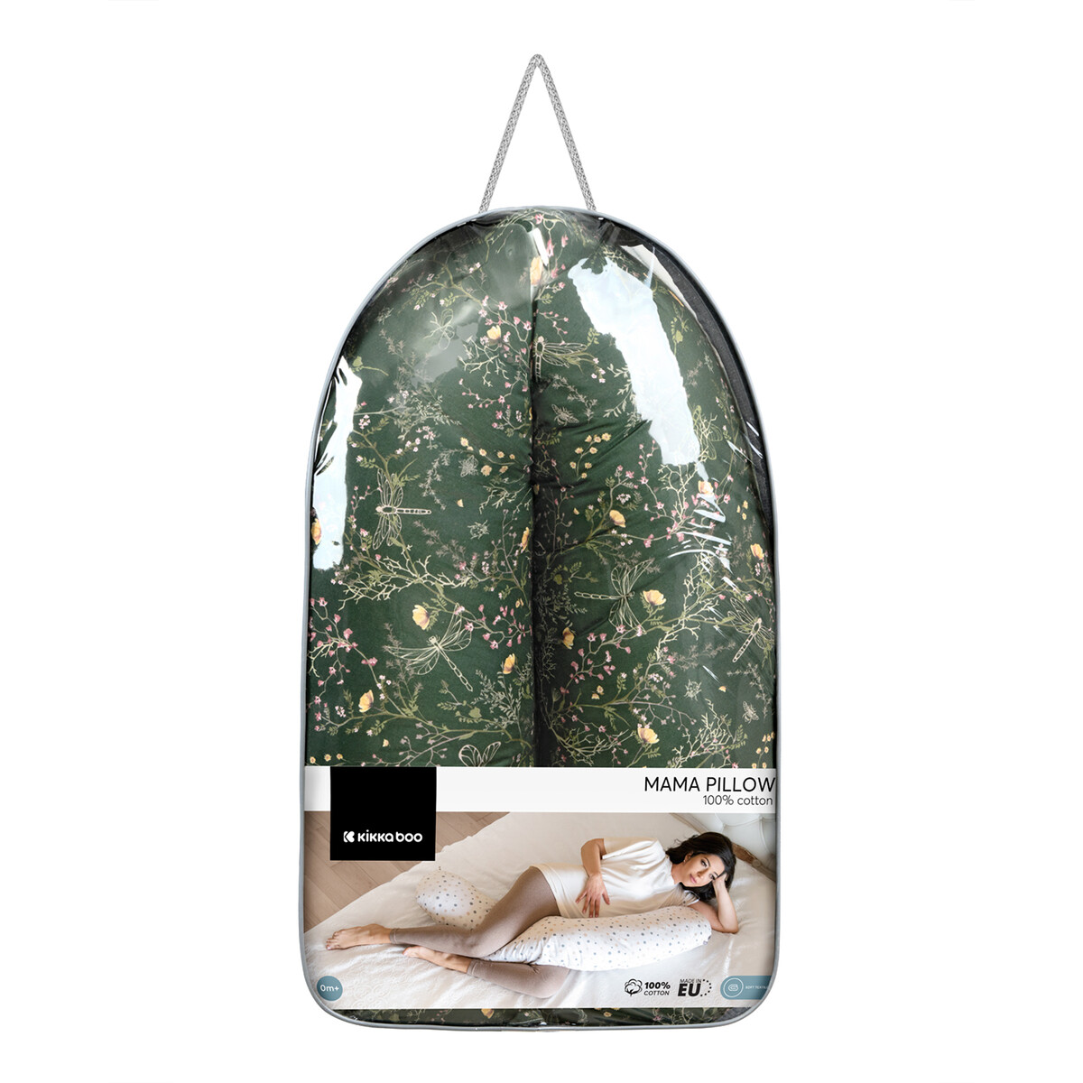 Μαξιλάρι Πολλαπλών Χρήσεων - Θηλασμού Kikka Boo Isla Secret Garden Deep Green