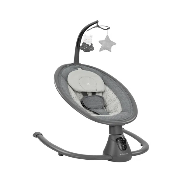 Ηλεκτρικό Ρηλάξ (0-6 Μηνών/Έως 9kg) Kikka Boo Twiddle Grey 2024