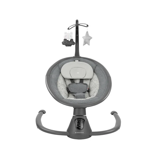 Ηλεκτρικό Ρηλάξ (0-6 Μηνών/Έως 9kg) Kikka Boo Twiddle Grey 2024