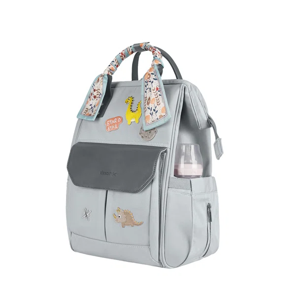 Τσάντα Αλλαξιέρα Backpack (27x21x42) Kikka Boo Myla Grey