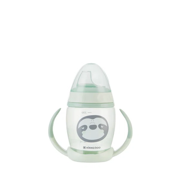 Ποτήρι Εκπαιδευτικό 200ml Kikka Boo Happy Face Mint