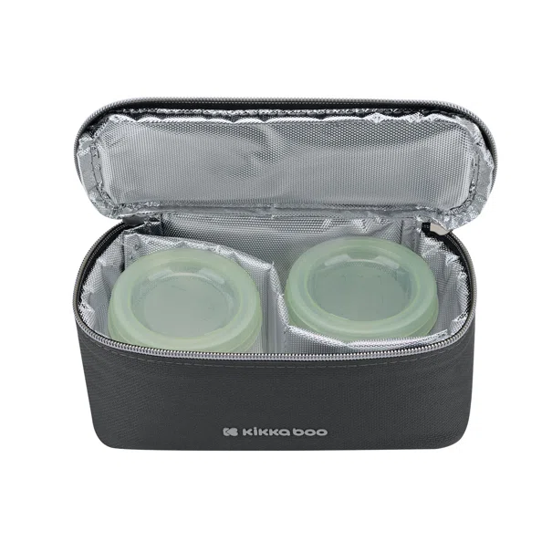Ισοθερμική Τσάντα Φαγητού (19x10x7) Kikka Boo Foody 2025 Dark Grey