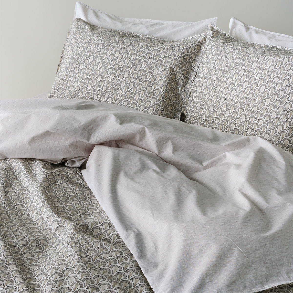 Κουβερλί King Size (270X270) 2 Όψεων Kentia Stylish Nerikomi Λευκά Είδη Κρεβατοκάμαρας Spitishop