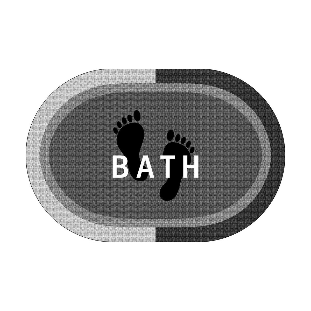 Υπεραπορροφητικό Πατάκι Μπάνιου (50x70) Dimcol Bath Grey