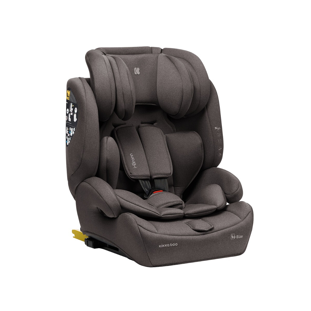 Κάθισμα Αυτοκινήτου ISOfix (76-150εκ. Ύψος) Kikka Boo i-Bronn i-size Beige