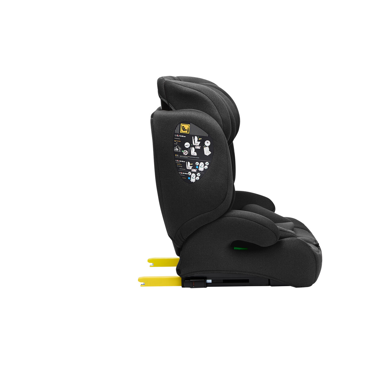 Κάθισμα Αυτοκινήτου Isofix (76-150Εκ Ύψος) Kikka Boo I-Bronn I-Size Black Βρεφικά Καθίσματα Spitishop