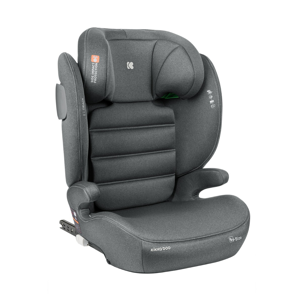 Κάθισμα Αυτοκινήτου ISOfix (100-150εκ. Ύψος) Kikka Boo i-Track i-size Dark Grey