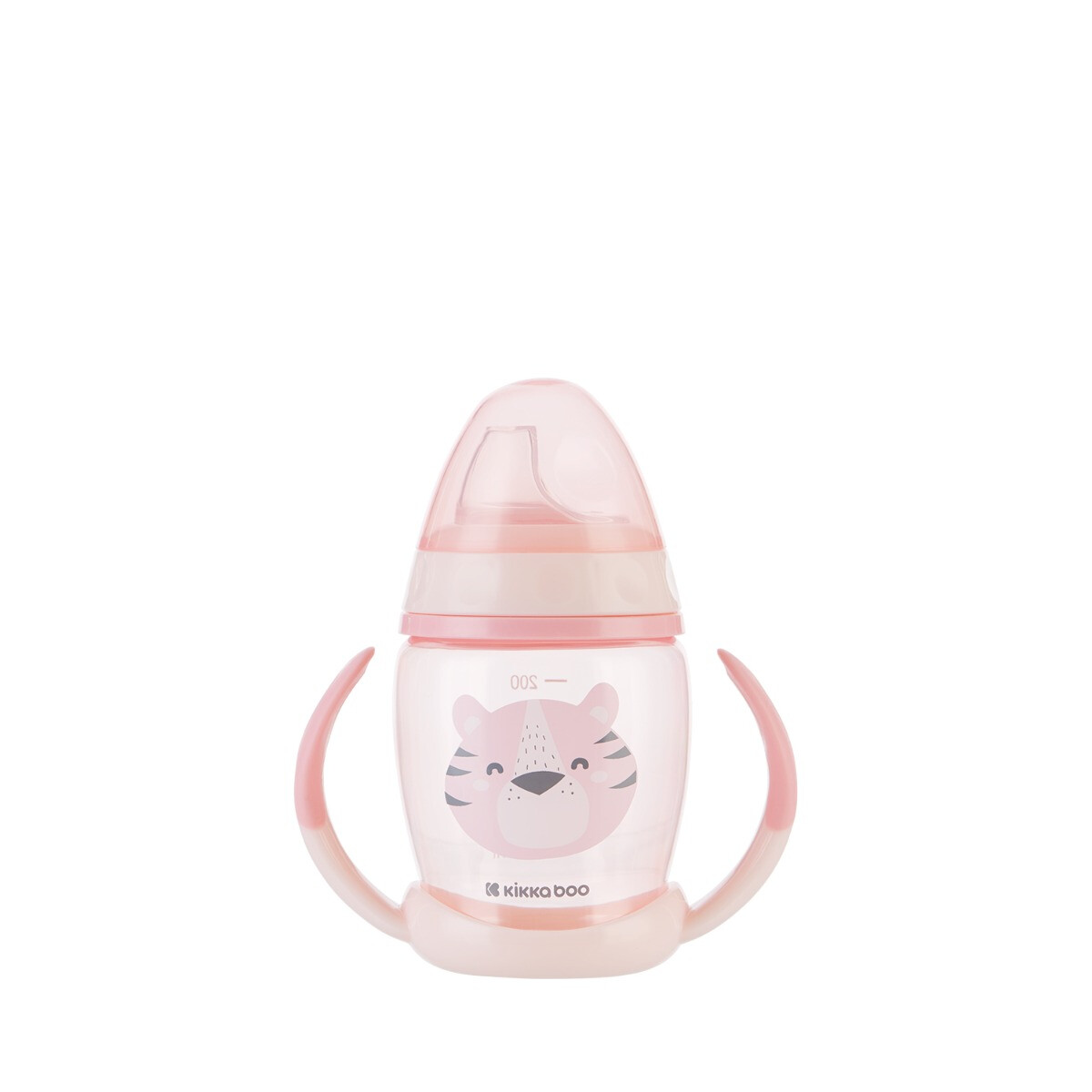 Ποτήρι Εκπαιδευτικό 200ml Kikka Boo Happy Face Pink