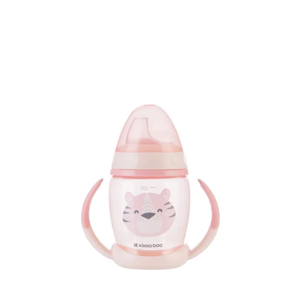 Ποτήρι Εκπαιδευτικό 200ml Kikka Boo Happy Face Pink