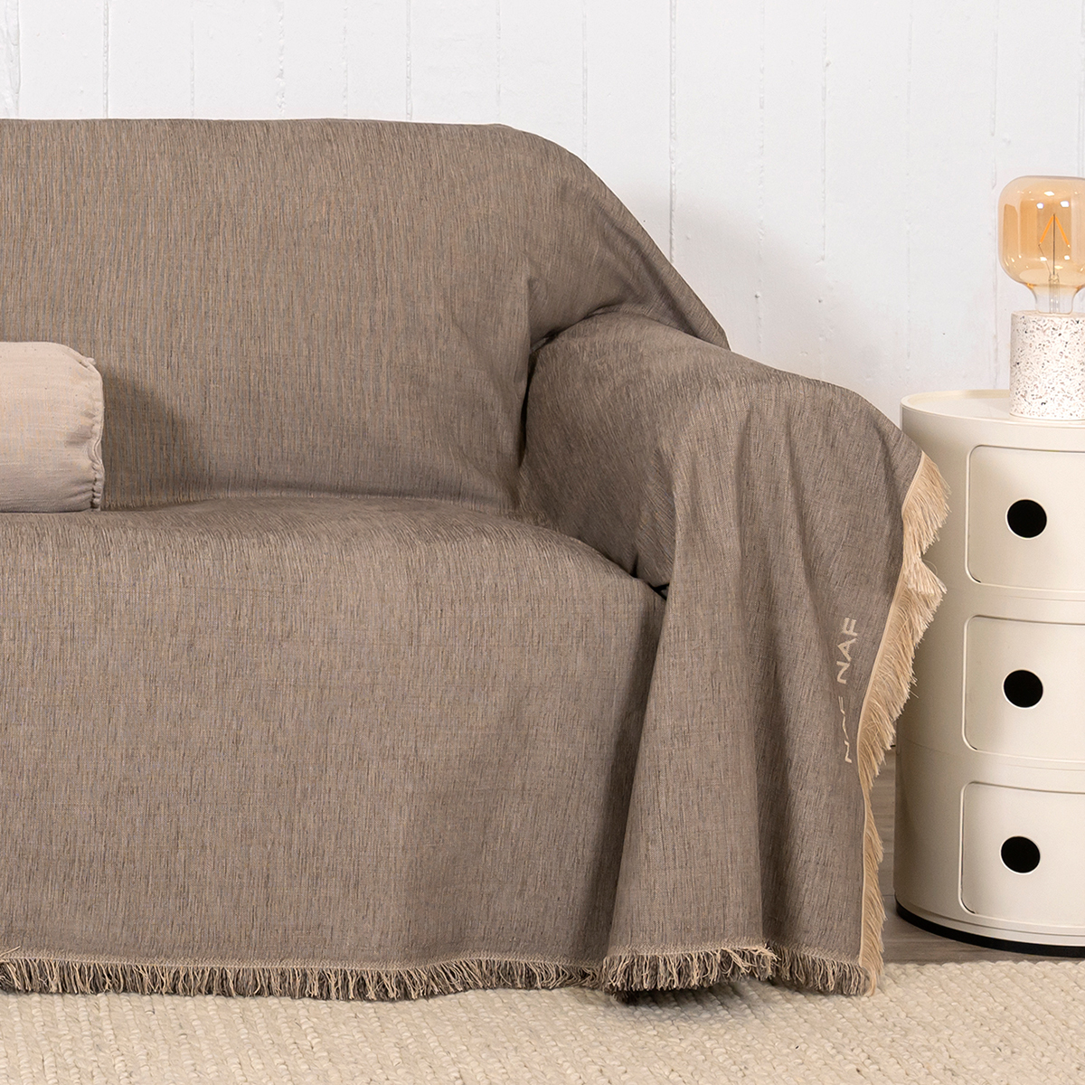Ριχτάρι Πολυθρόνας (180x180) Naf-Naf Highline Brown - Grey 358-170