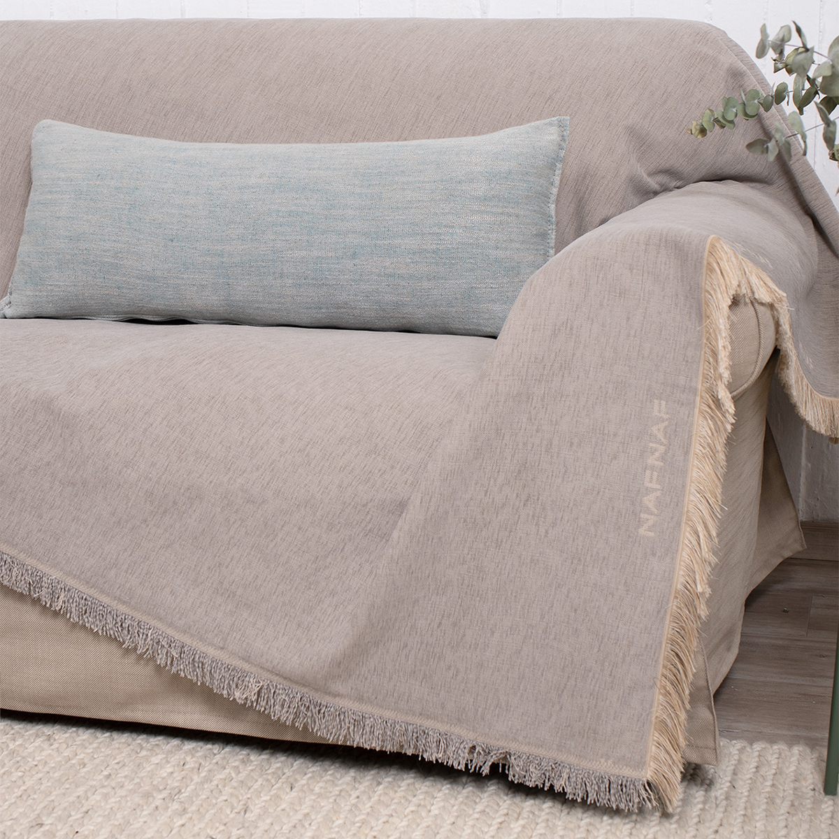 Ριχτάρι Καναπέ Τετραθέσιου (180x350) Naf-Naf Highline Light Grey 358-127