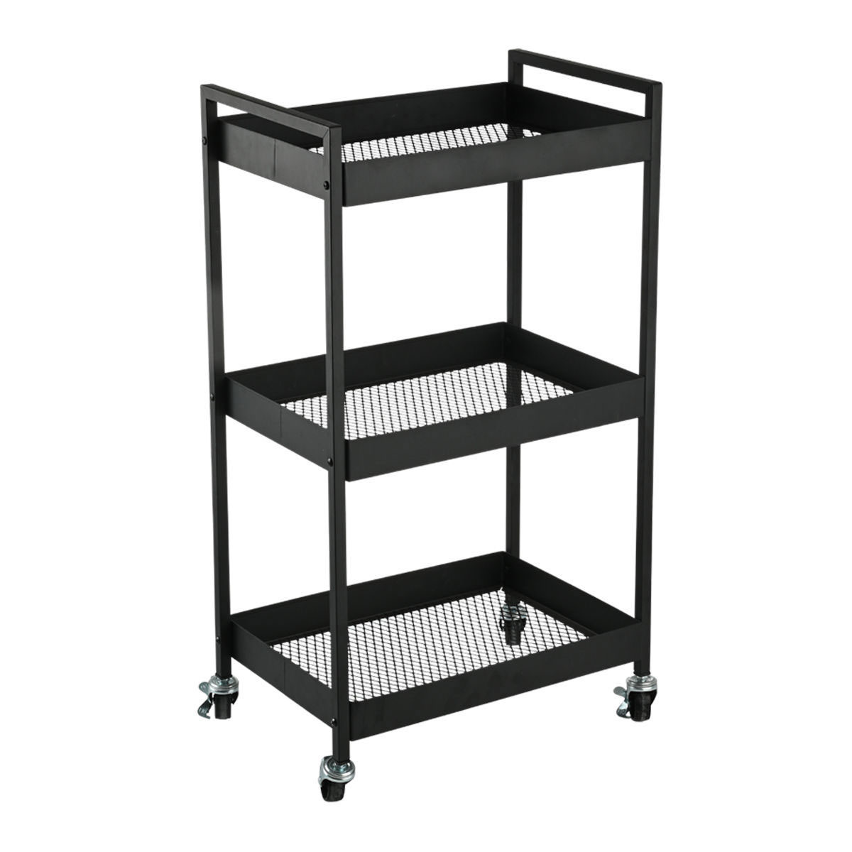 Τρόλεϊ/Ραφιέρα 3 Θέσεων (43.5x30.5x79.5) Estia Modus Black 01-39745
