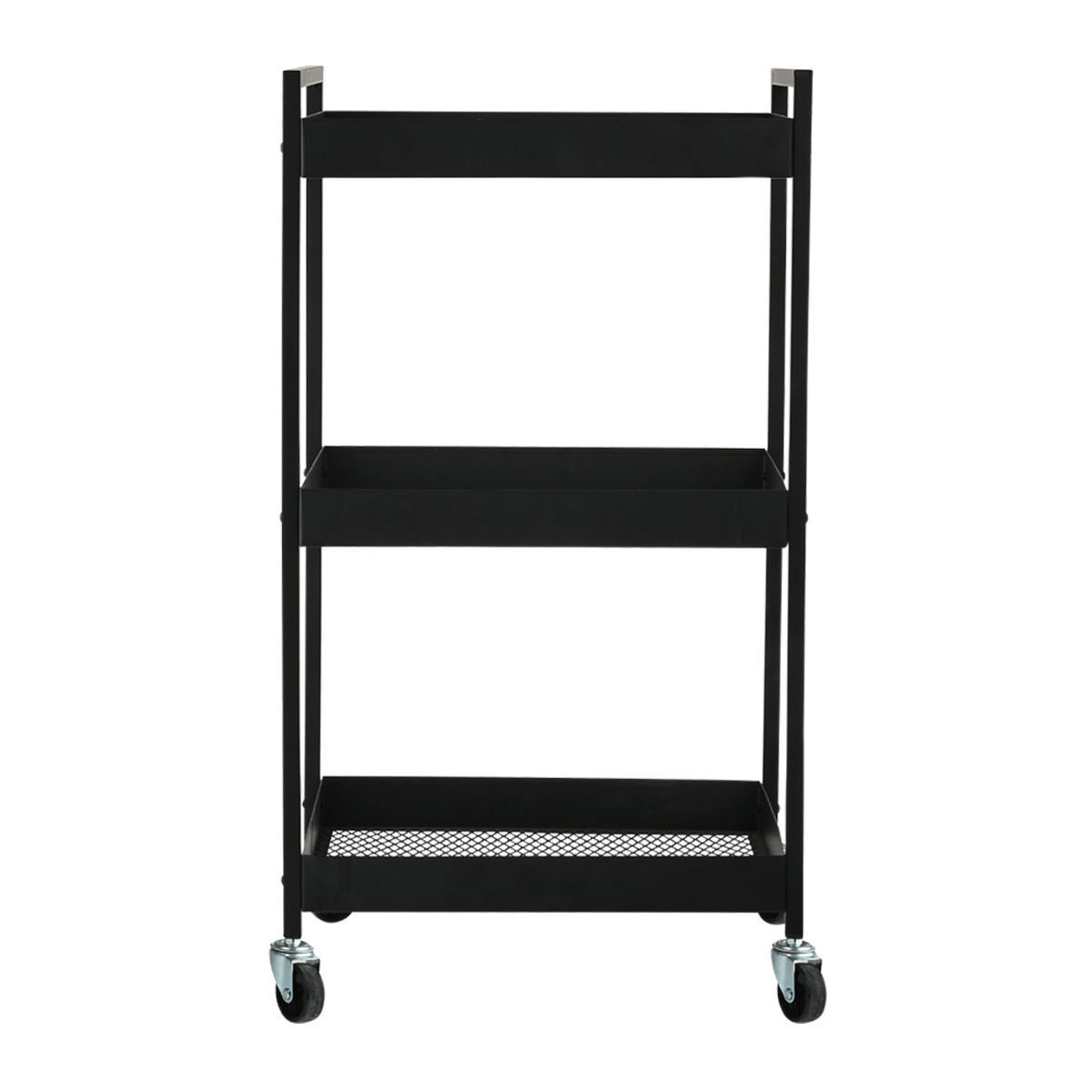 Τρόλεϊ/Ραφιέρα 3 Θέσεων (43.5x30.5x79.5) Estia Modus Black 01-39745