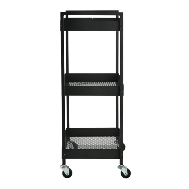 Τρόλεϊ/Ραφιέρα 3 Θέσεων (43.5x30.5x79.5) Estia Modus Black 01-39745