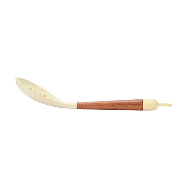 Κουτάλα Τρυπητή 34.5εκ. Estia Allure Ivory 01-37178