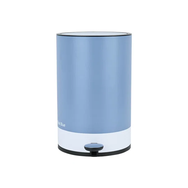 Κάδος Απορριμμάτων Μπάνιου (Φ20.5x31) Estia 6lt Opal Blue 02-39899