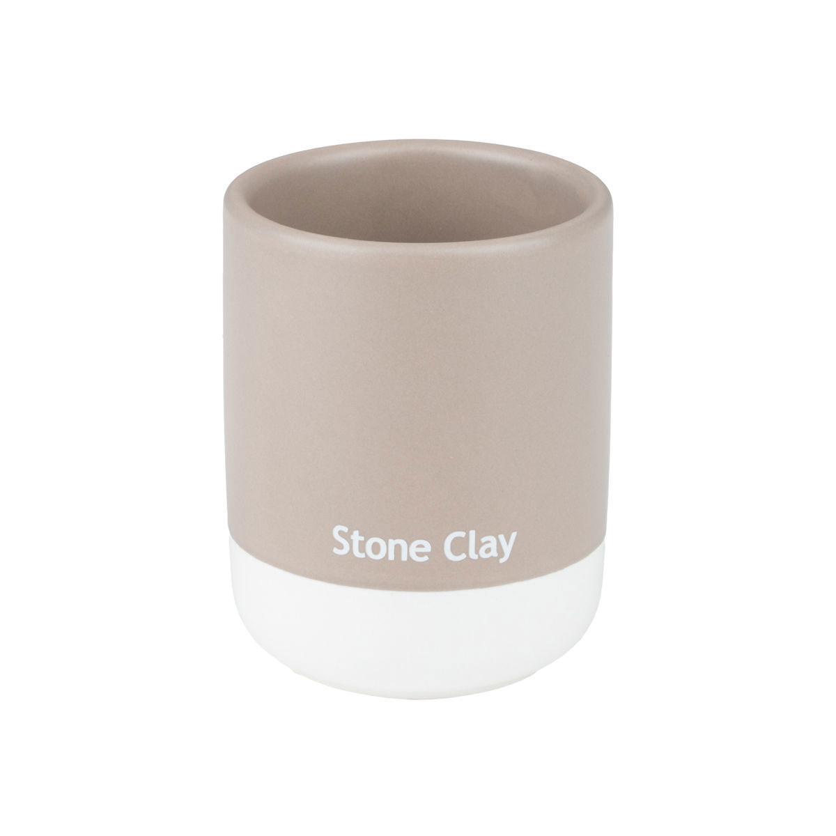 Ποτηροθήκη Μπάνιου (Φ8x10) Estia Stone Clay 02-40192
