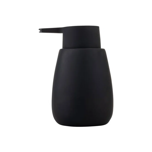 Dispenser Μπάνιου 350ml (Φ8.5x15) Estia Fjord Soft Black 02-37338