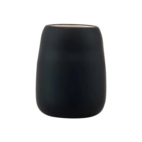 Ποτηροθήκη Μπάνιου (Φ8.5x12.2) Estia Fjord Soft Black 02-37345