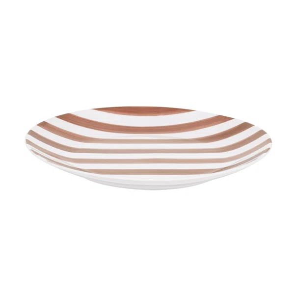 Πιάτο Φαγητού Ρηχό (Φ27) Estia Ligne Ροζ 07-38854