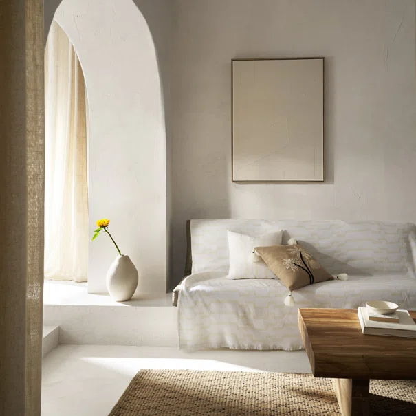 Ριχτάρι Πολυθρόνας (180x180) Gofis Home Clover Polar White 558/16