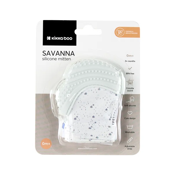 Μασητικό Γάντι Kikka Boo Savanna Blue