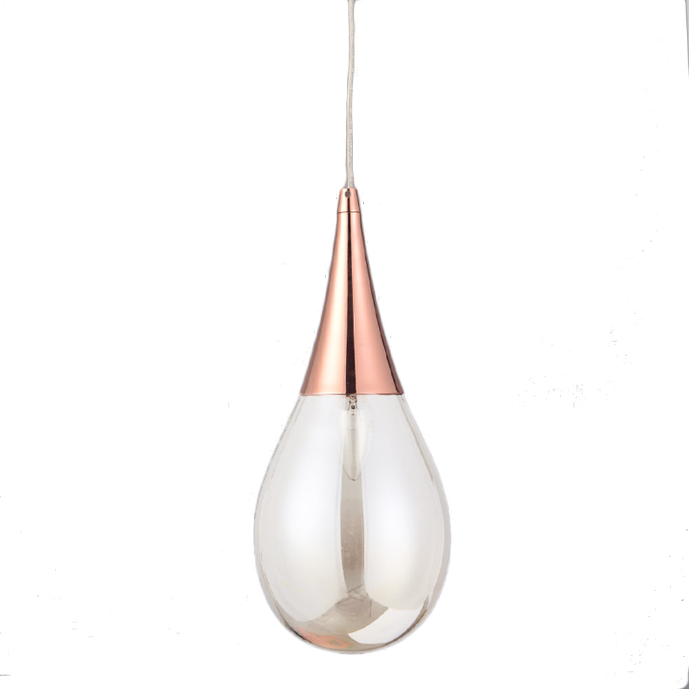 Φωτιστικό Οροφής Μονόφωτο Aca Atena OD53421CP Copper