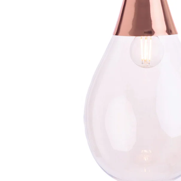 Φωτιστικό Οροφής Μονόφωτο Aca Atena OD53421CP Copper