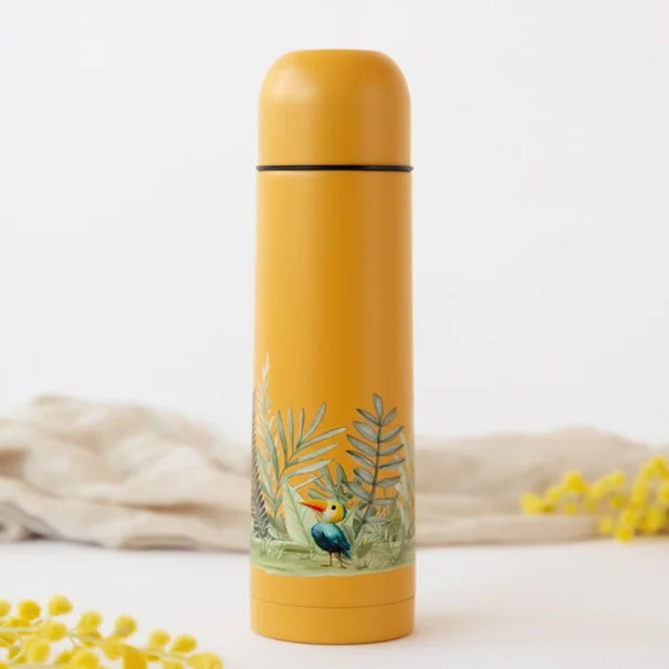 Θερμός Υγρών 500ml Kiokids Ώχρα 6331