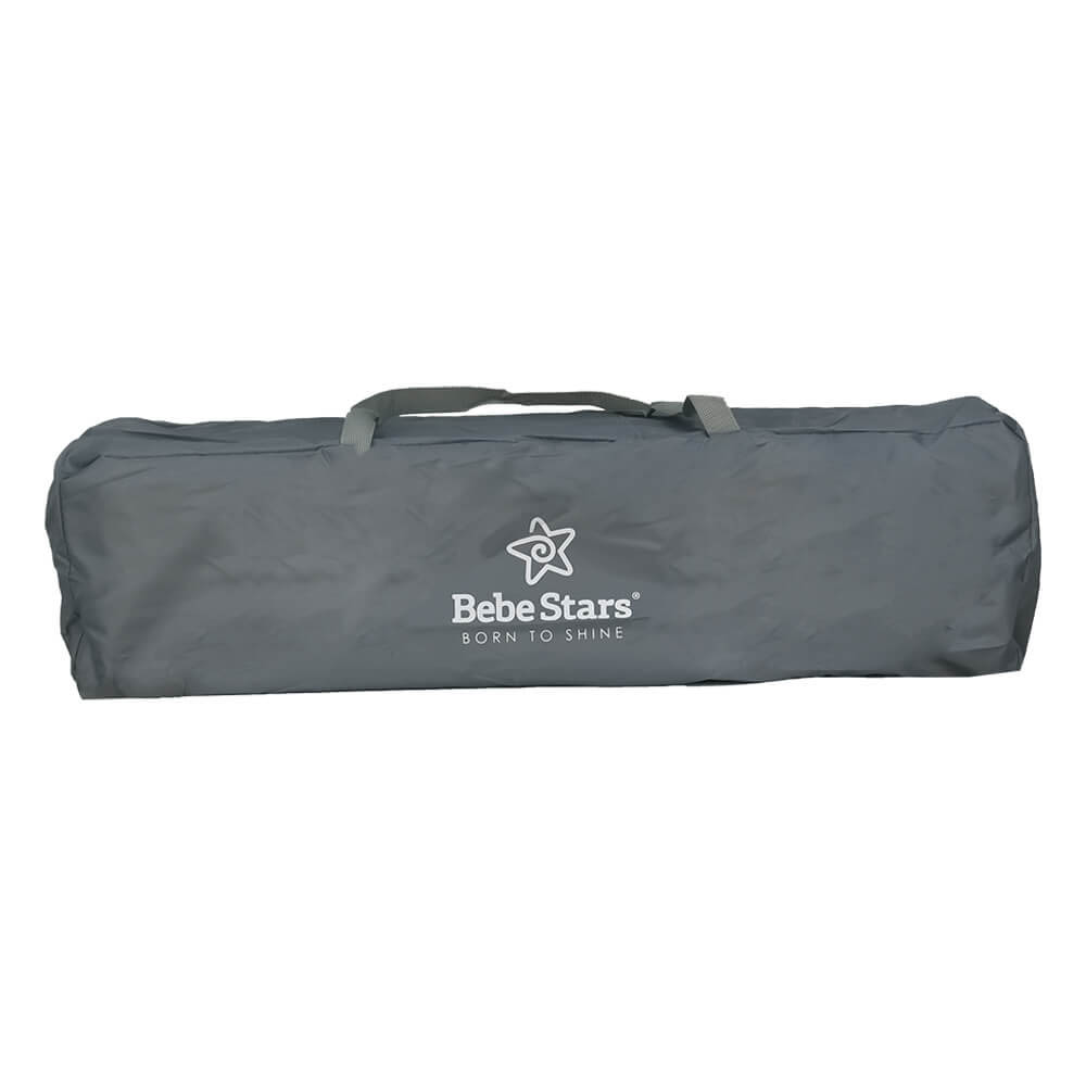 Παρκοκρέβατο (0+ Μηνών Έως 15Kg) Bebe Stars Sunshine Grey 883-186 Βρεφικά Παρκοκρέβατα Μωρού Spitishop