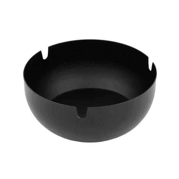 Τασάκι (Φ10x3.5) Maxhome Matt Black CDM-4246