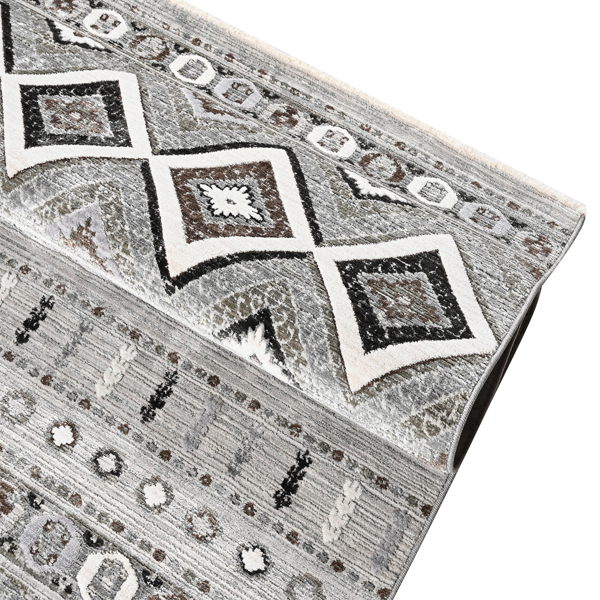 Χαλιά Κρεβατοκάμαρας (Σετ 3τμχ) Polcarpet Havana Aztec 619 Grey
