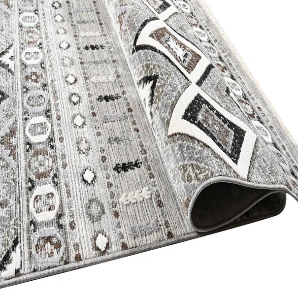 Χαλιά Κρεβατοκάμαρας (Σετ 3τμχ) Polcarpet Havana Aztec 619 Grey