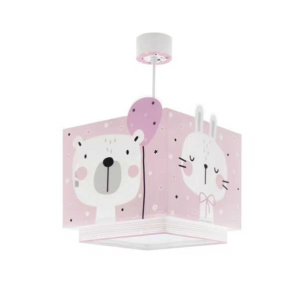 Παιδικό Φωτιστικό Οροφής Μονόφωτο Ango Baby Jungle Pink 63112MS