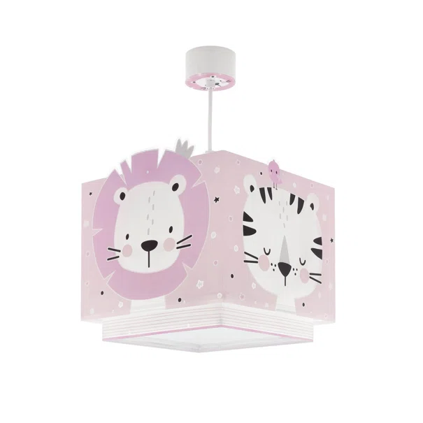 Παιδικό Φωτιστικό Οροφής Μονόφωτο Ango Baby Jungle Pink 63112MS