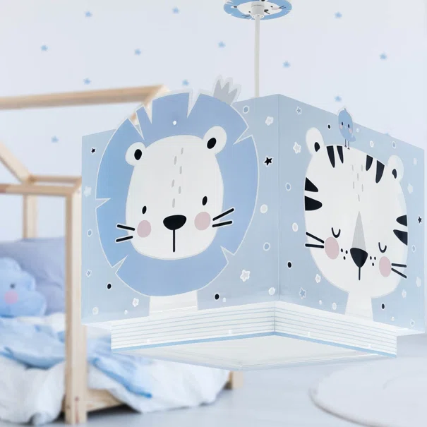 Παιδικό Φωτιστικό Οροφής Μονόφωτο Ango Baby Jungle Blue 63112MT