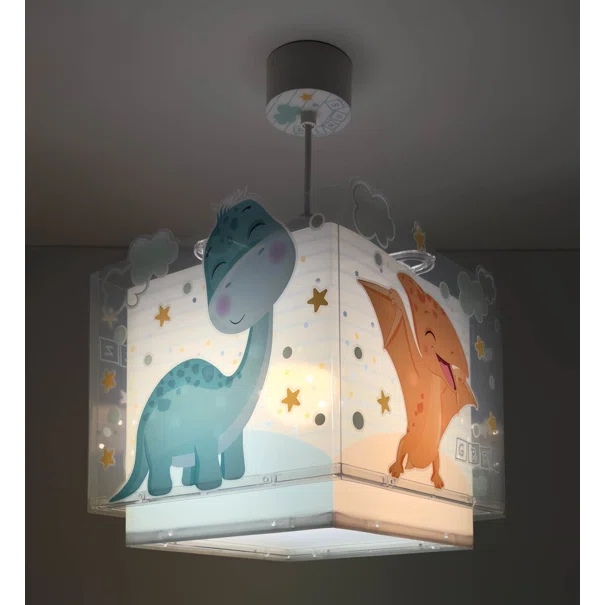 Παιδικό Φωτιστικό Οροφής Μονόφωτο Ango Baby Dinos 63452M