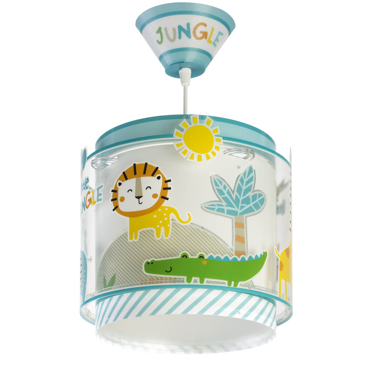 Παιδικό Φωτιστικό Οροφής Μονόφωτο Ango My Little Jungle 76112M