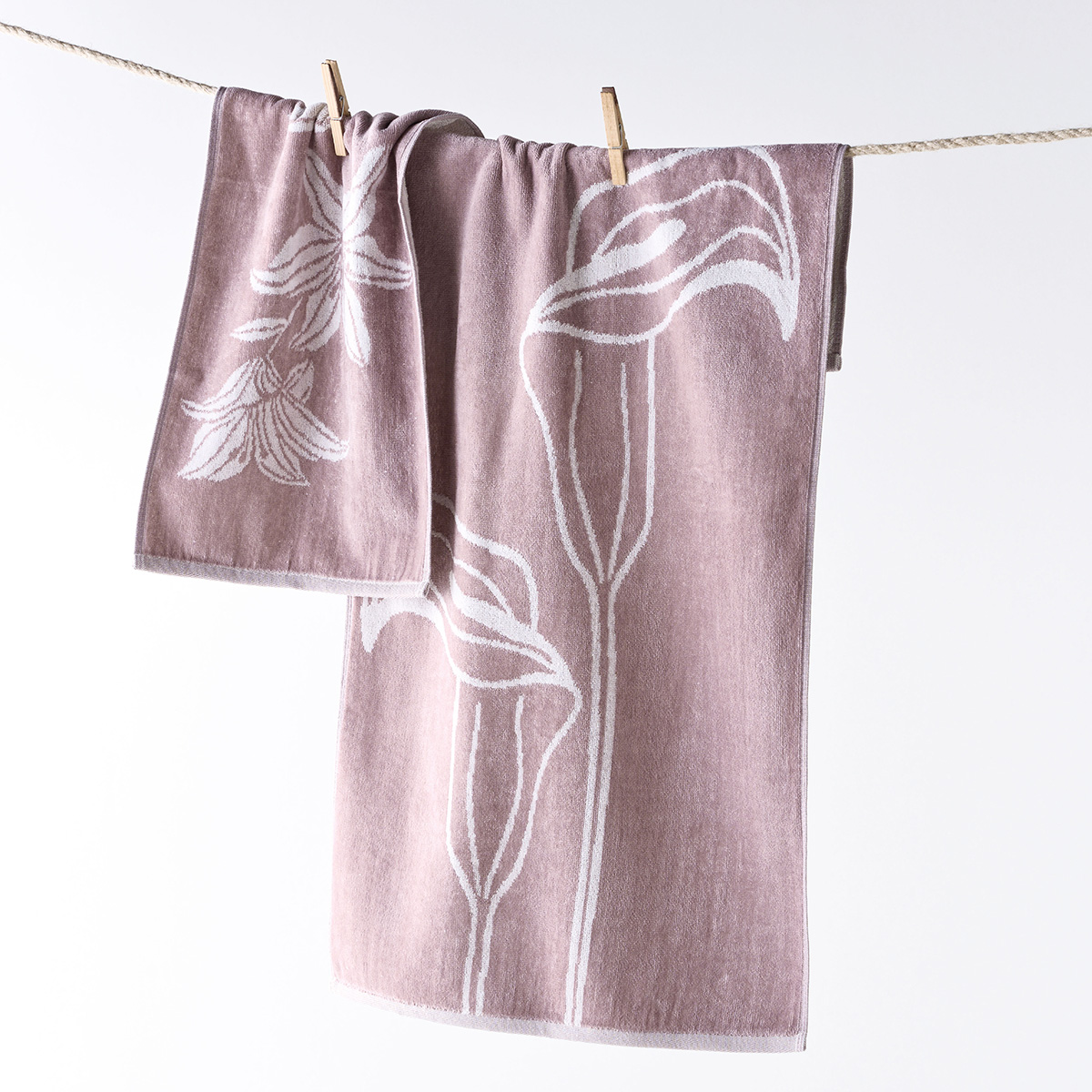 Πετσέτα Προσώπου (50x100) Kentia Stylish Kikeko 35 Mauve 500gsm