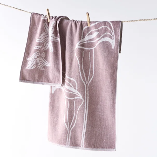 Πετσέτα Προσώπου (50x100) Kentia Stylish Kikeko 35 Mauve 500gsm