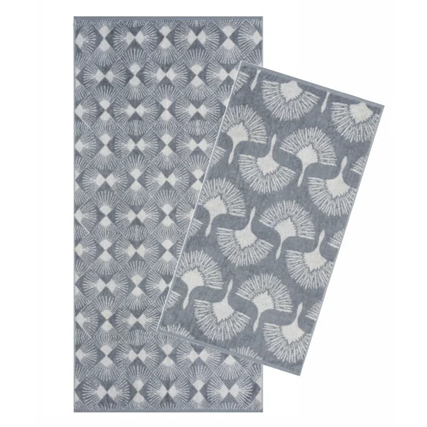 Πετσέτες Μπάνιου (Σετ 2τμχ) Kentia Versus Kavan 22 Grey 550gsm