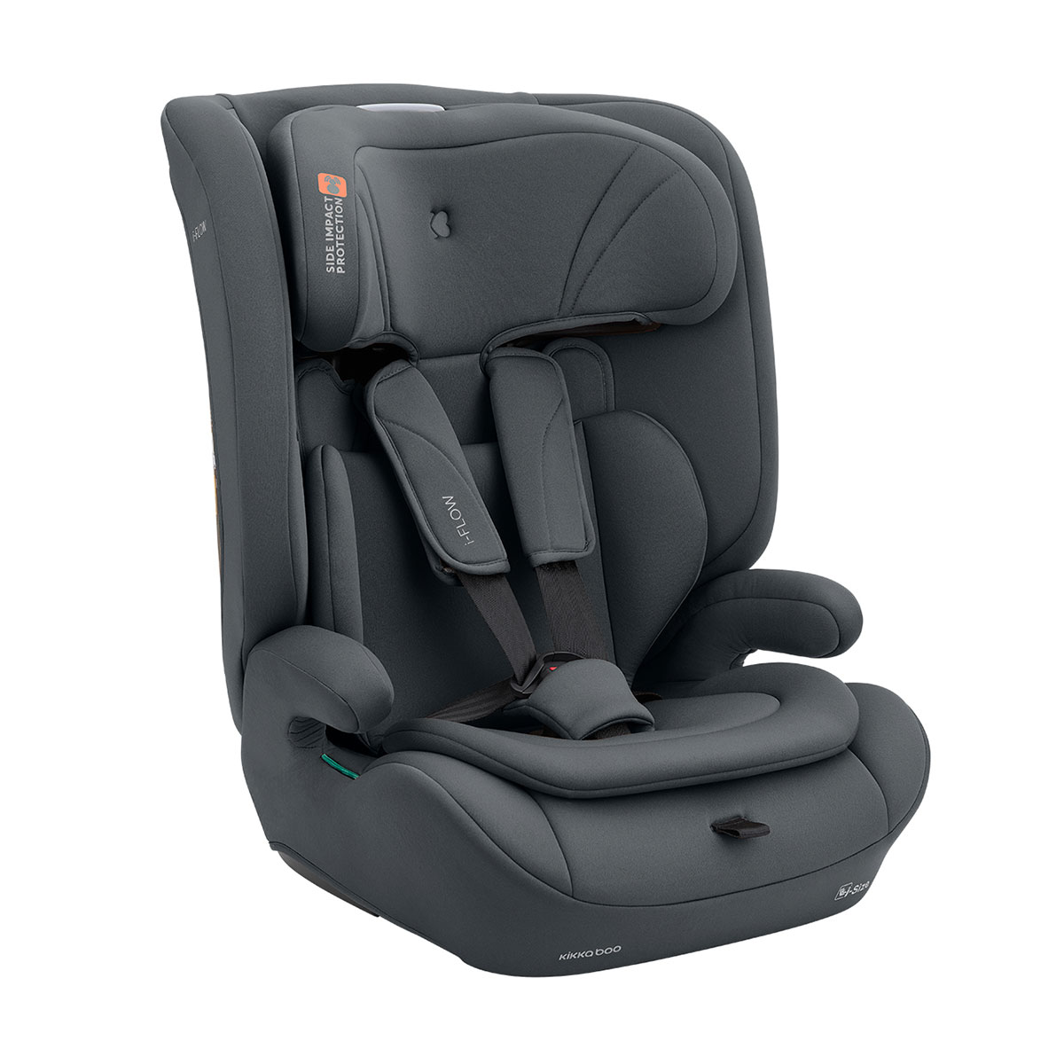 Κάθισμα Αυτοκινήτου ISOfix (76-150εκ. Ύψος) Kikka Boo i-Flow i-Size Grey