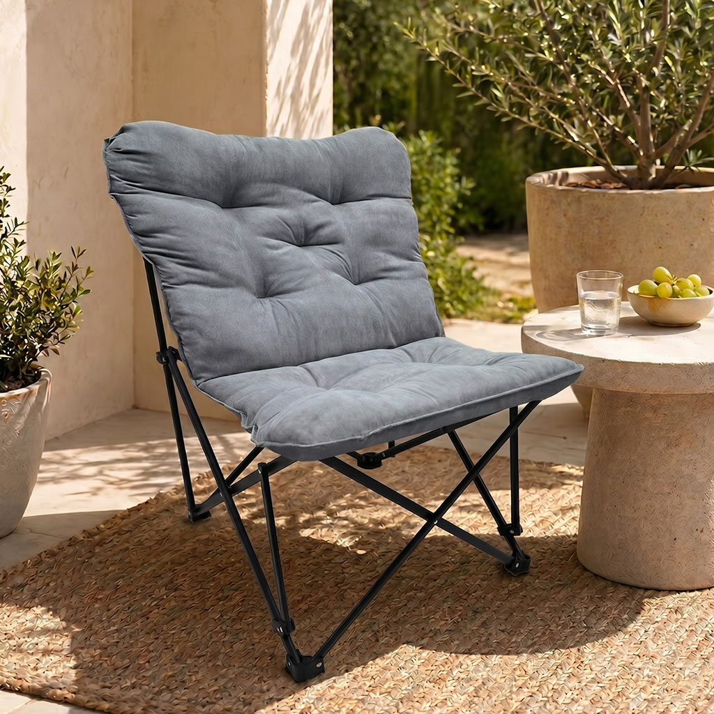 Καρέκλα Εξωτερικού Χώρου Πτυσσόμενη Spitishop Butterfly Grey