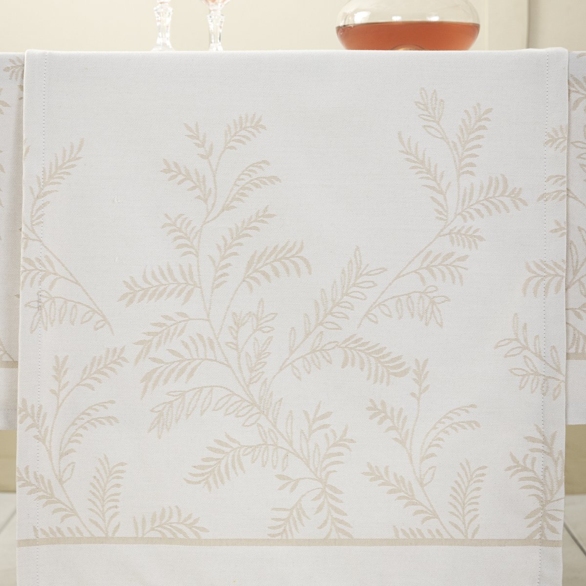 Τραβέρσα (50X160) Nima Lillian Beige Λευκά Είδη Κουζίνας & Τραπεζαρίας Τραβέρσες Σαλονιού Spitishop