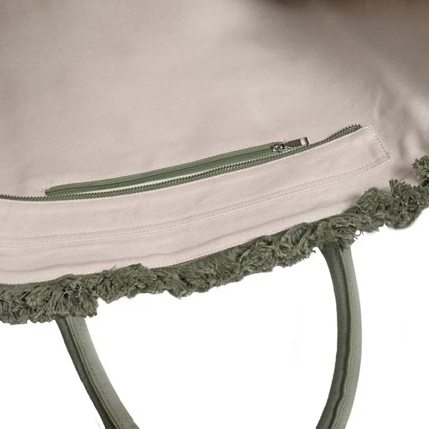 Τσάντα Θαλάσσης (40x20x35) Feel & Touch Caribbean Khaki